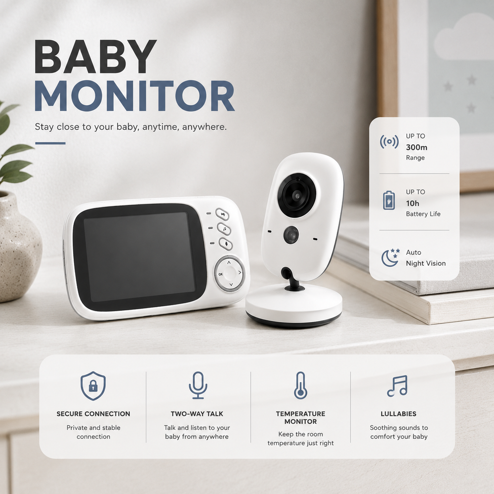 Digital Baby Monitor By AllureBy